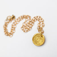 Gold Figure 8 Chain with Deborah