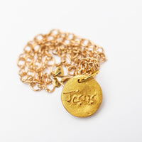 Gold Figure 8 Chain with Deborah
