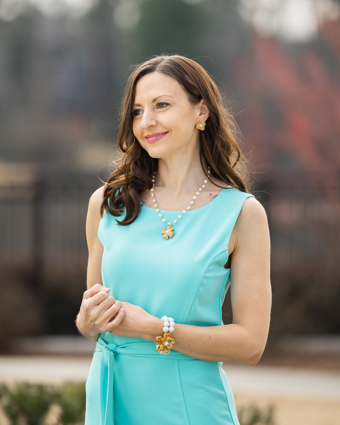 Pearl Double Strand with Magnolia Pearl