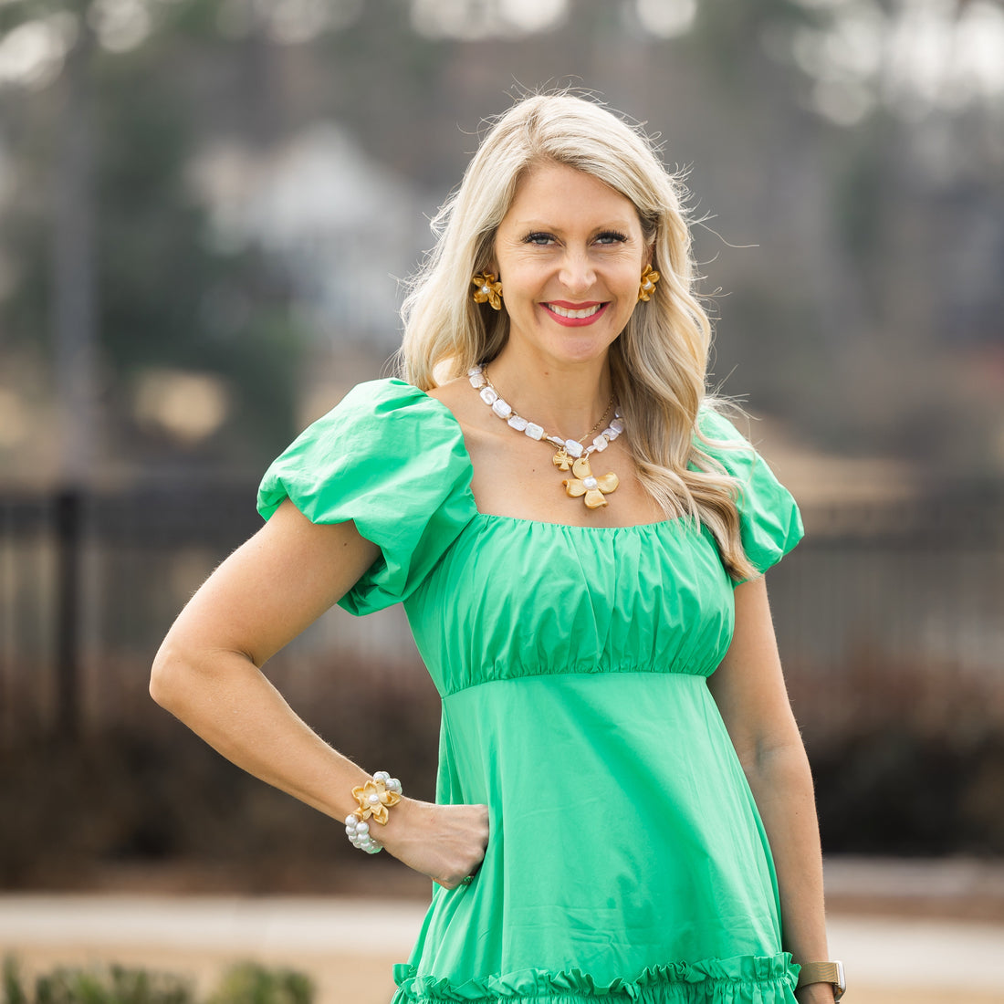 Magnolia Pearl Studs