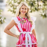 Adjustable Baroque Pearls with Magnolia Pearl Blossom