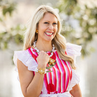 Adjustable Baroque Pearls with Magnolia Pearl Blossom