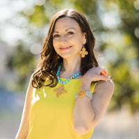 Turquoise Jade with Kait Cross