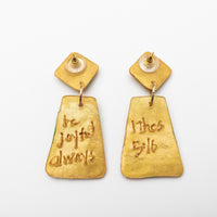 Green Multi Confetti Dangles