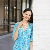 Teardrop Fresh Water Pearls with Ellie Pearl Cross