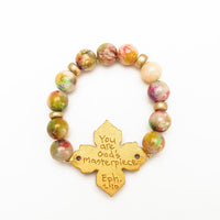 Pink Candy Jade with April Cross