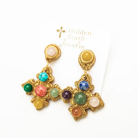 Esther Gem Double Dangles