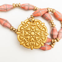 18" Pink Cross Glass with Ruth Cross