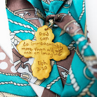 Teal Scarf with Susie Cross