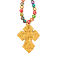 Multi-colored Sea Jasper with Amy Cross