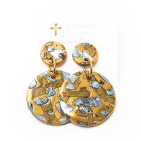 Gold, Silver & Bronze Double Dangles