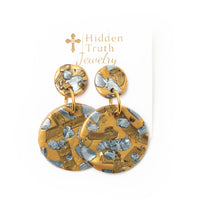 Gold, Silver & Bronze Double Dangles