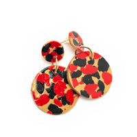 Red & Black Double Dangles
