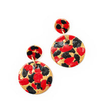 Red & Black Double Dangles