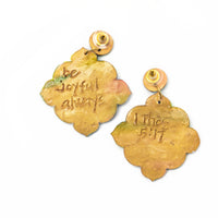 Multi-blues Confetti Dangles