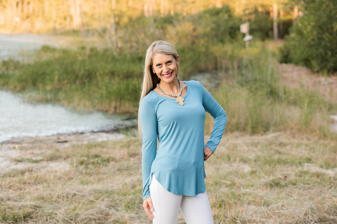 Amazonite with Cherrie Cross