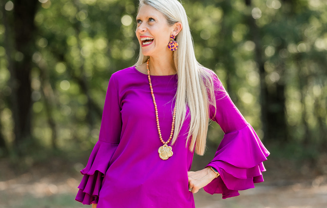 Orange Sea Sediment Jasper with Tiger Paw