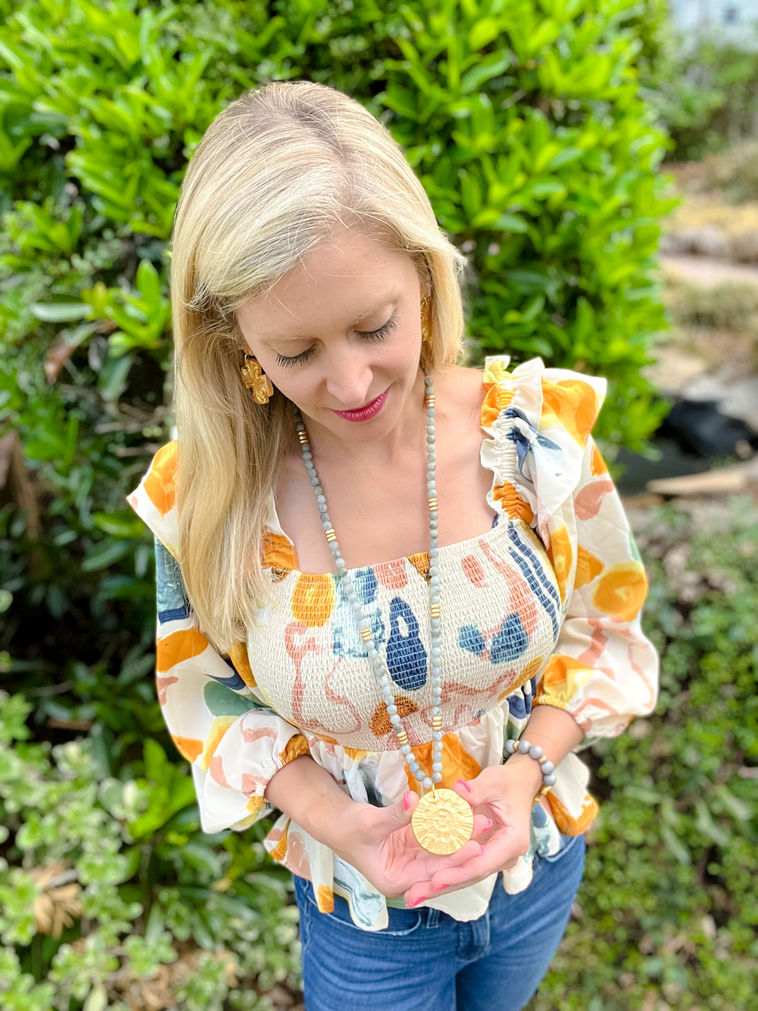Silver Druzy Agate with Friendship Cross