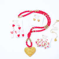 Gold Heart Chain with Tiny Heart