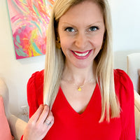 Gold Heart Chain with Tiny Heart