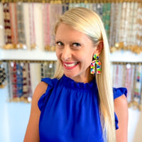 Rainbow Confetti Dangles