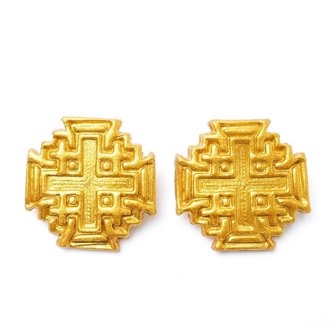 Jerusalem Cross Studs