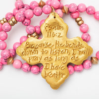 Bright Pink Jade with Lydia Cross