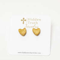 Tiny Heart Studs