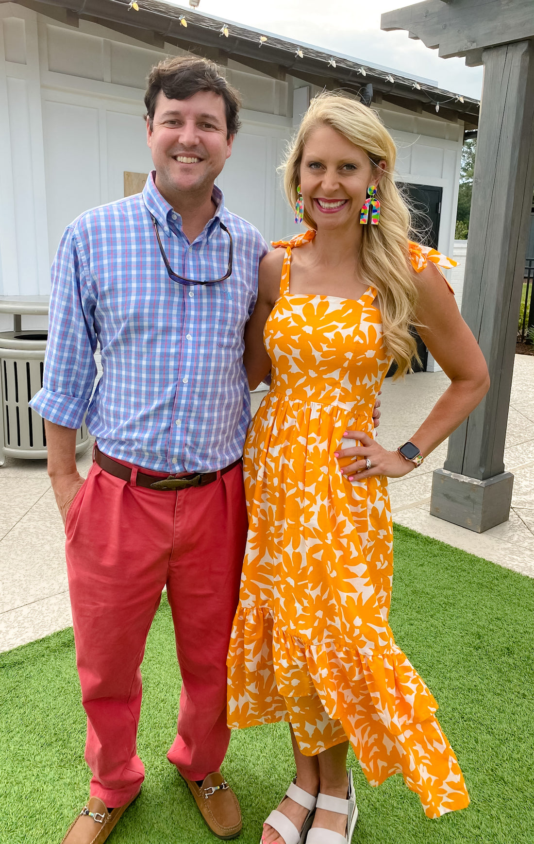 Rainbow Confetti Dangles