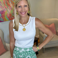 Ellie Dangles with Green Gem