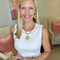 Ellie Dangles with Green Gem
