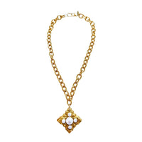 Gold Chain with Ellie Pearl Cross