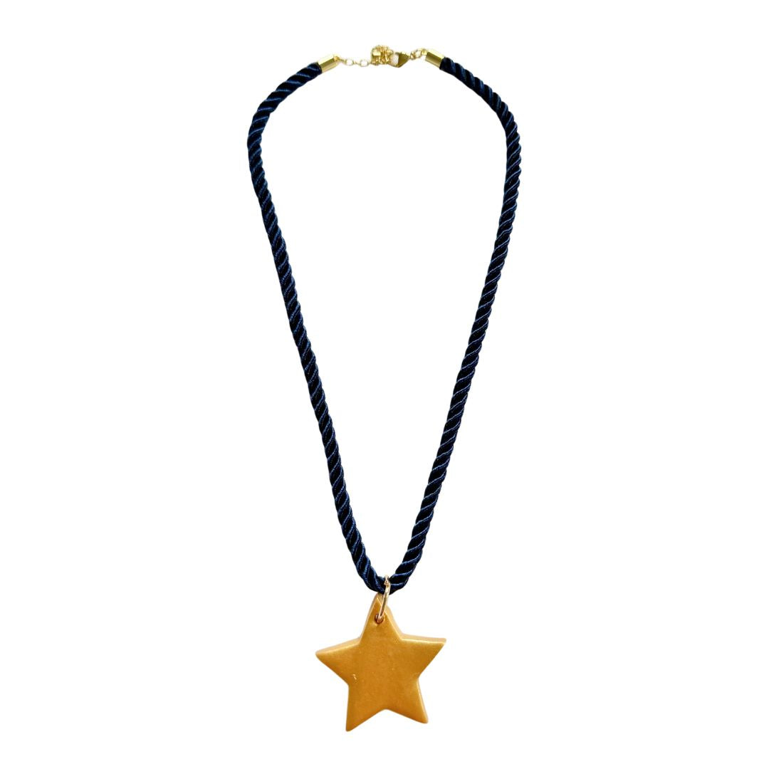 Blue Rope Star Medallion