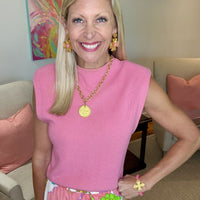 Anna Dangles with Pink Gem