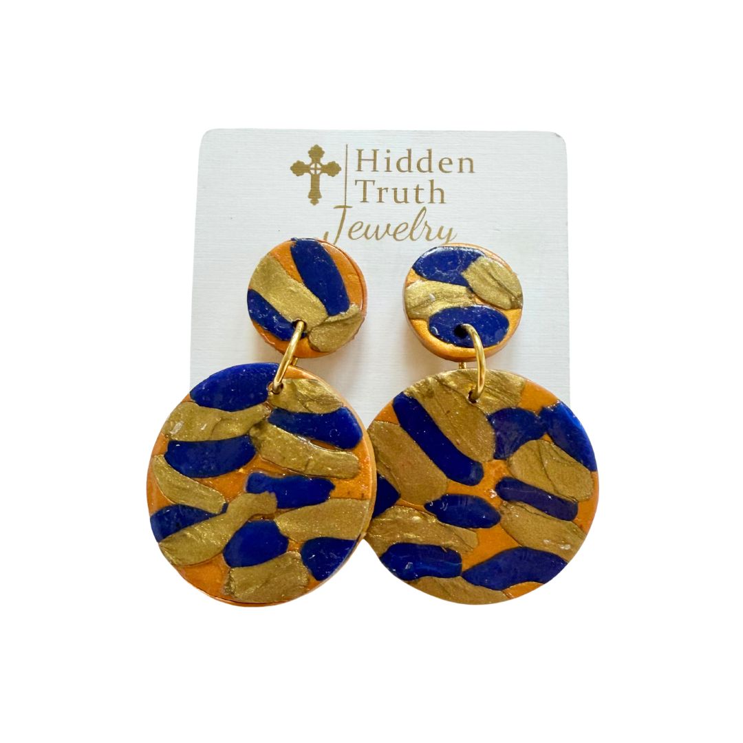 royal blue and gold