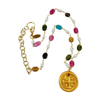 Multicolor & Pearl Chain with Hannah Cross