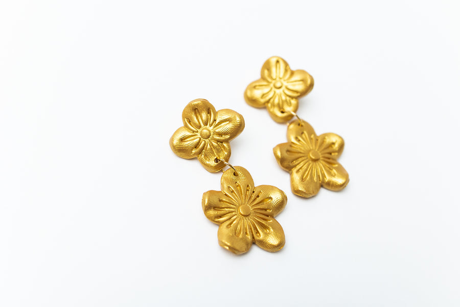 Gardenia Blossom Dangles