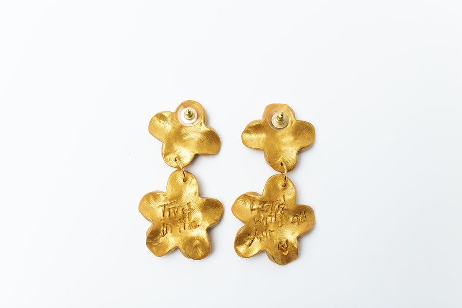 Gardenia Blossom Dangles