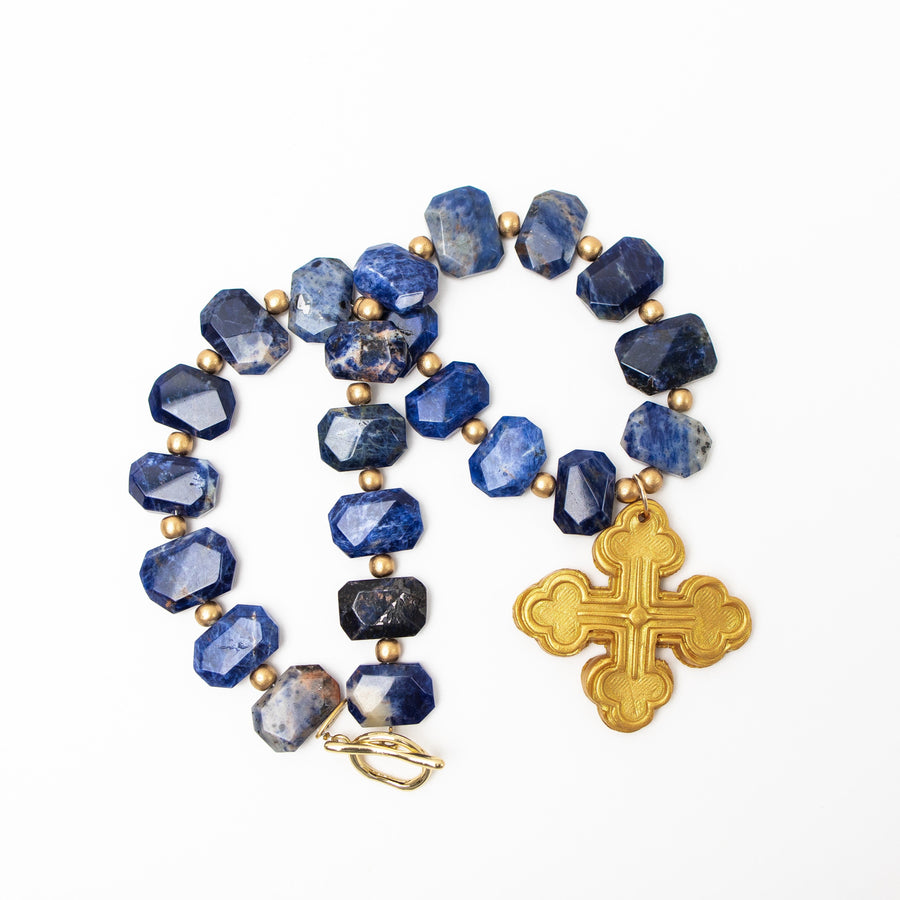 Blue Sodalite Nuggets with Megan Cross