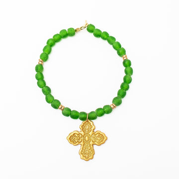 Green African Glass with Susie Cross