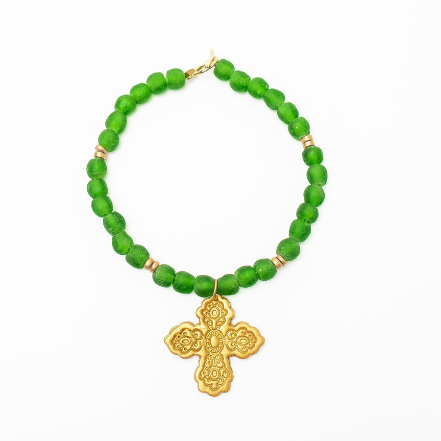 Green African Glass with Susie Cross