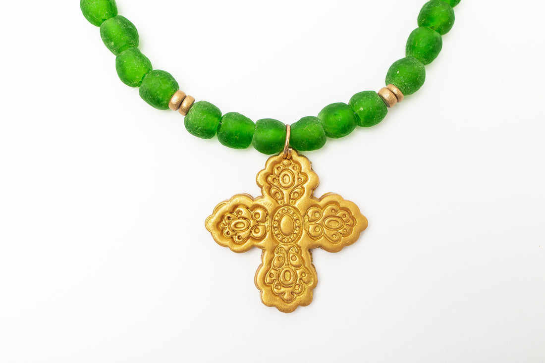 Green African Glass with Susie Cross