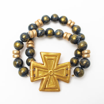 Gray Gold Leafed Jade with Anna Cross