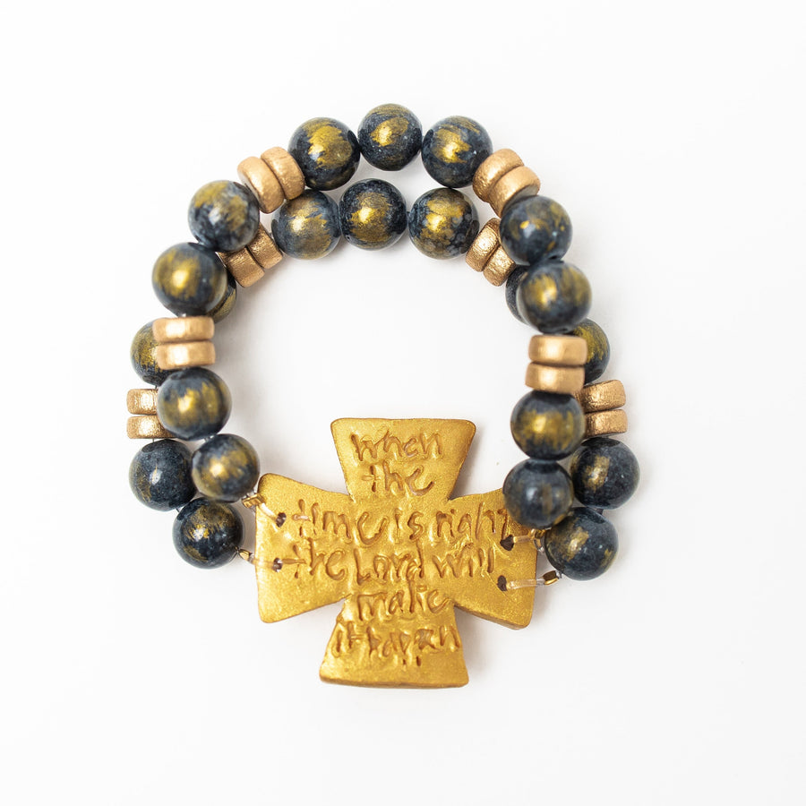 Gray Gold Leafed Jade with Anna Cross
