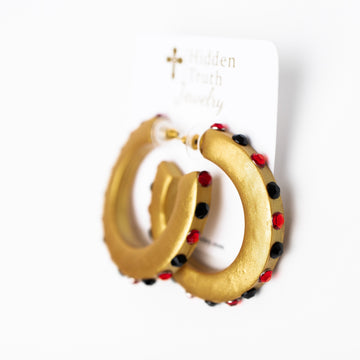 Red and Black Hoops