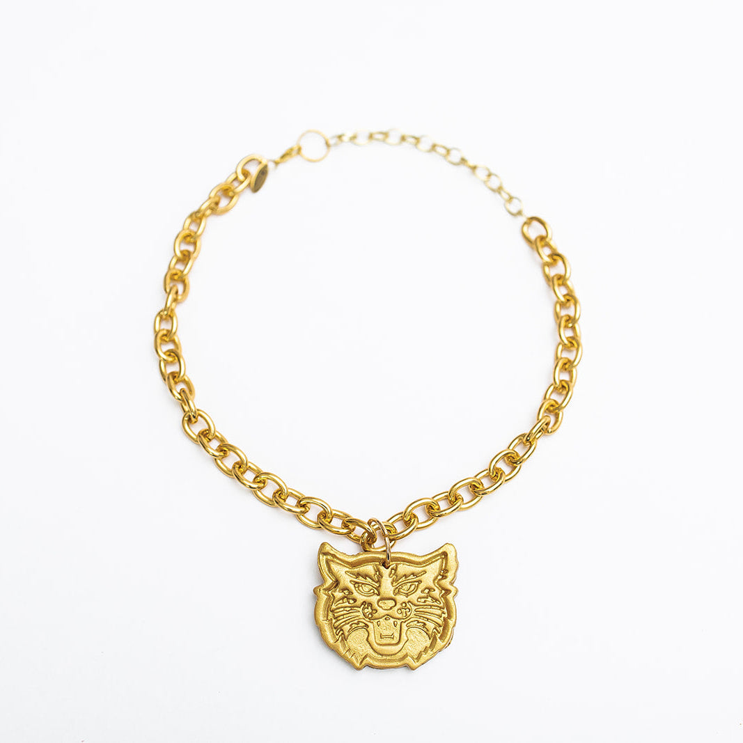 Gold Chain with Medium Wildcat