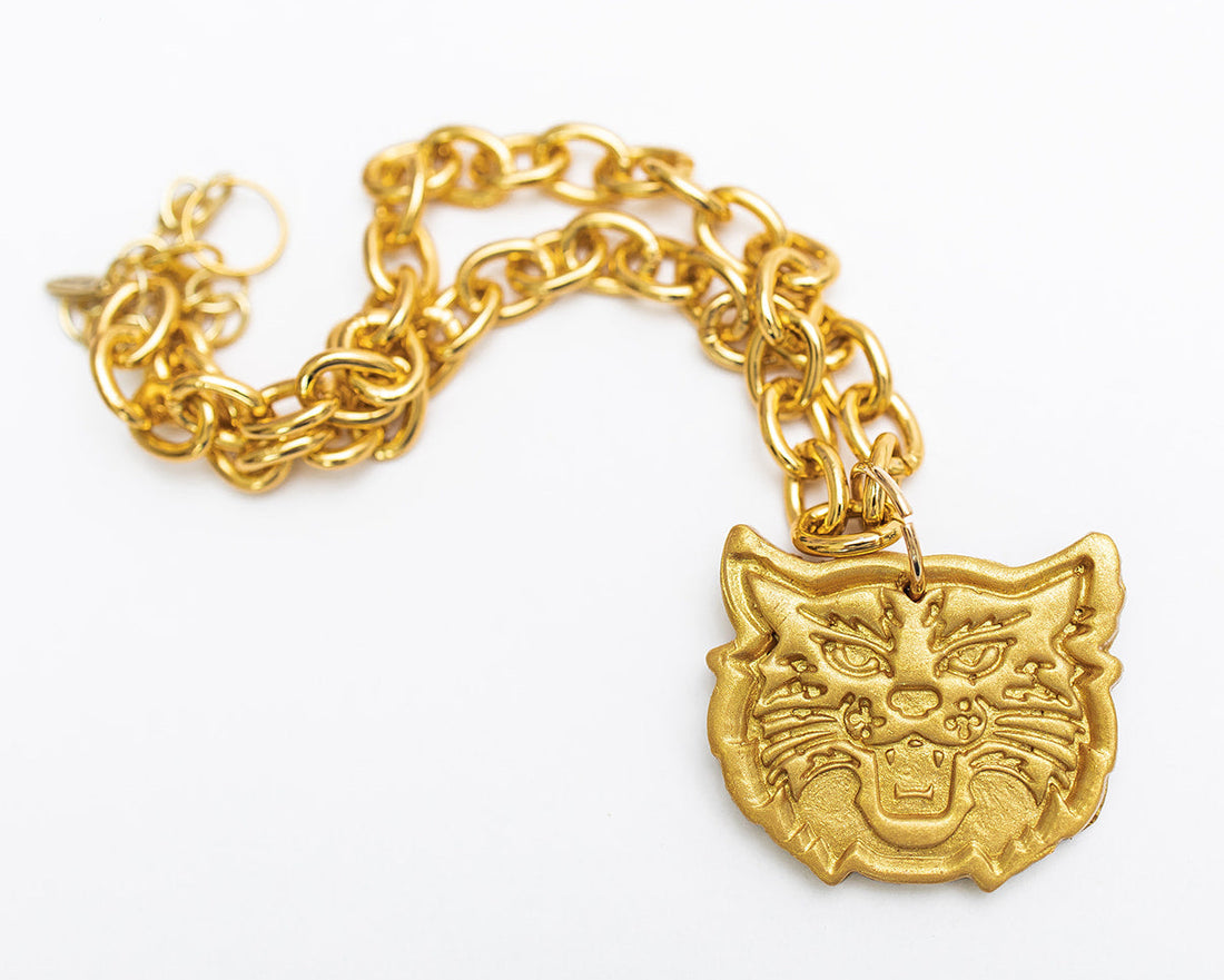 Gold Chain with Medium Wildcat