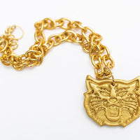 Gold Chain with Medium Wildcat