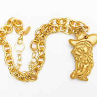 Gold Chain Medium with Rebel Man