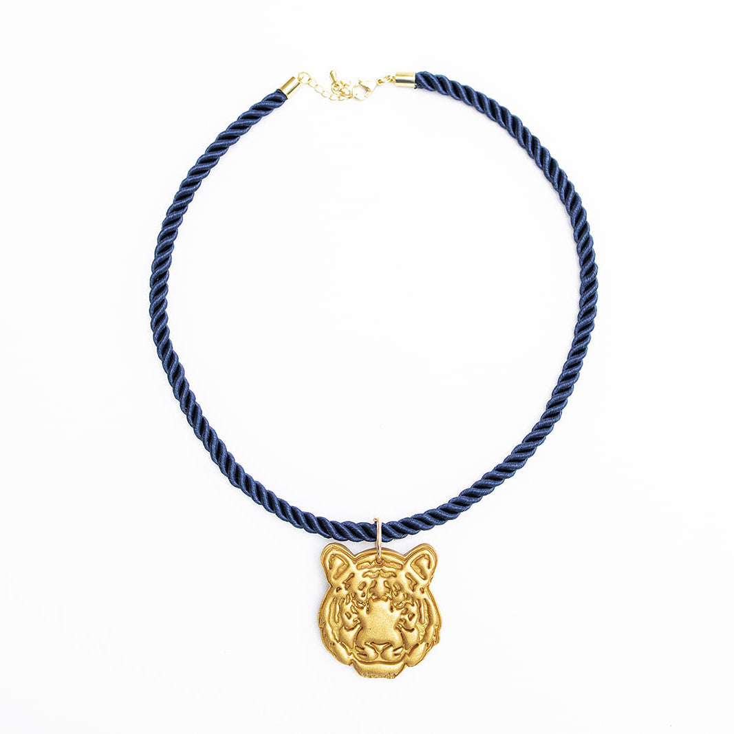Navy Rope with Medium Tiger